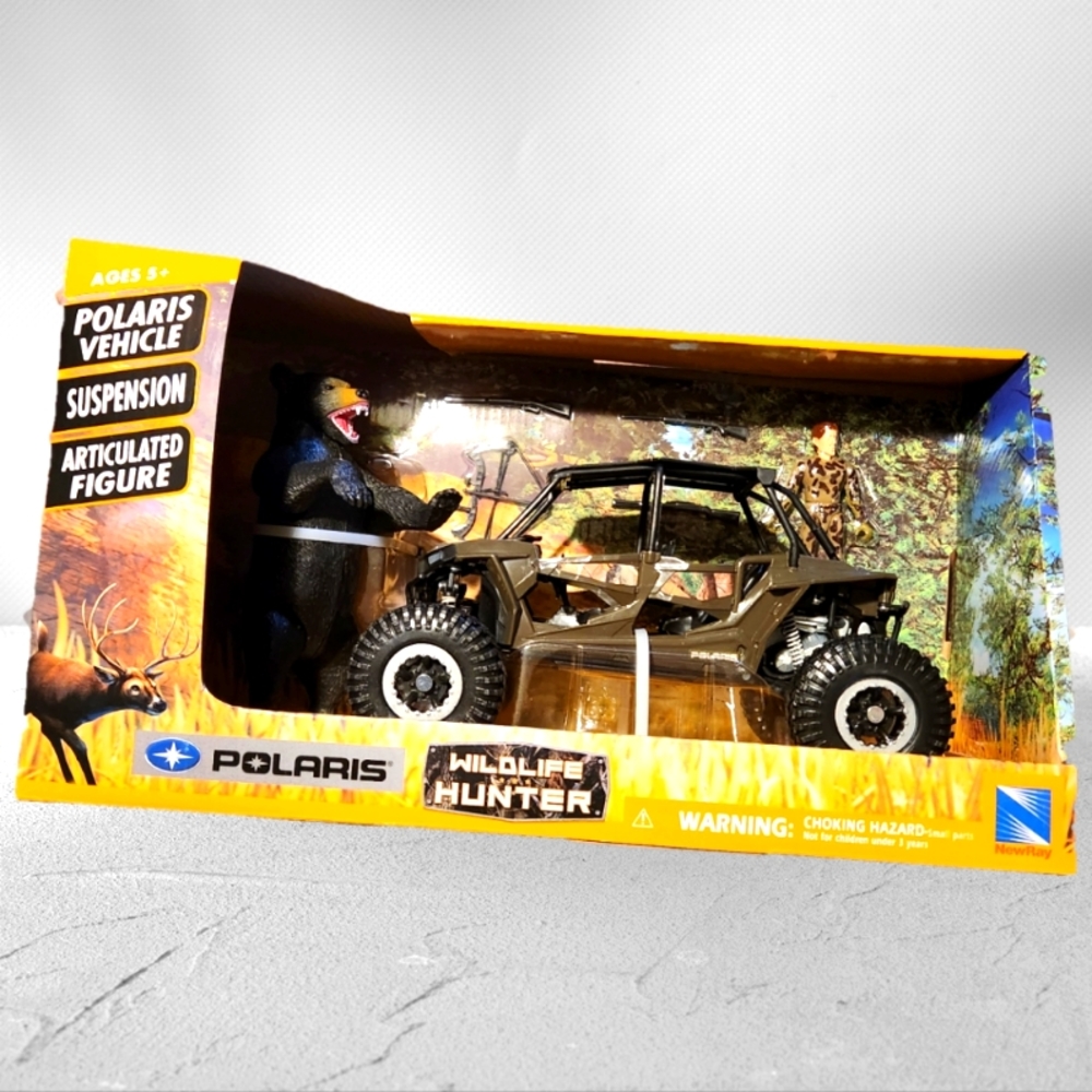 Wildlife Hunter- New Ray Camo Polaris RZR with bear